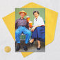 Older Couple with Beers Funny Anniversary Card Card Front with Envelope and Gold Seal image number 5