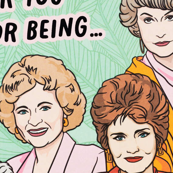 The Golden Girls So Glad You Were Born Birthday Card, , large image number 4