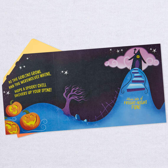Fright-Night Fun Halloween Card With Glow-in-the-Dark Stickers, , large image number 4