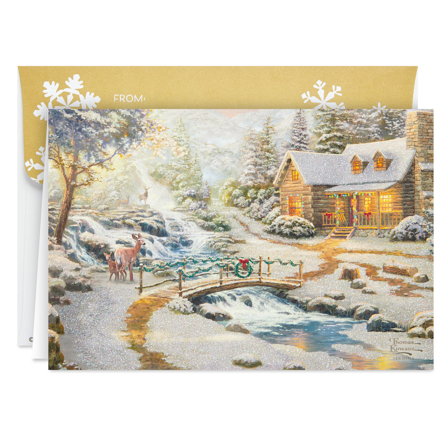 Thomas Kinkade Places Like Home Boxed Christmas Cards, Pack of 16 for only USD 17.49 | Hallmark
