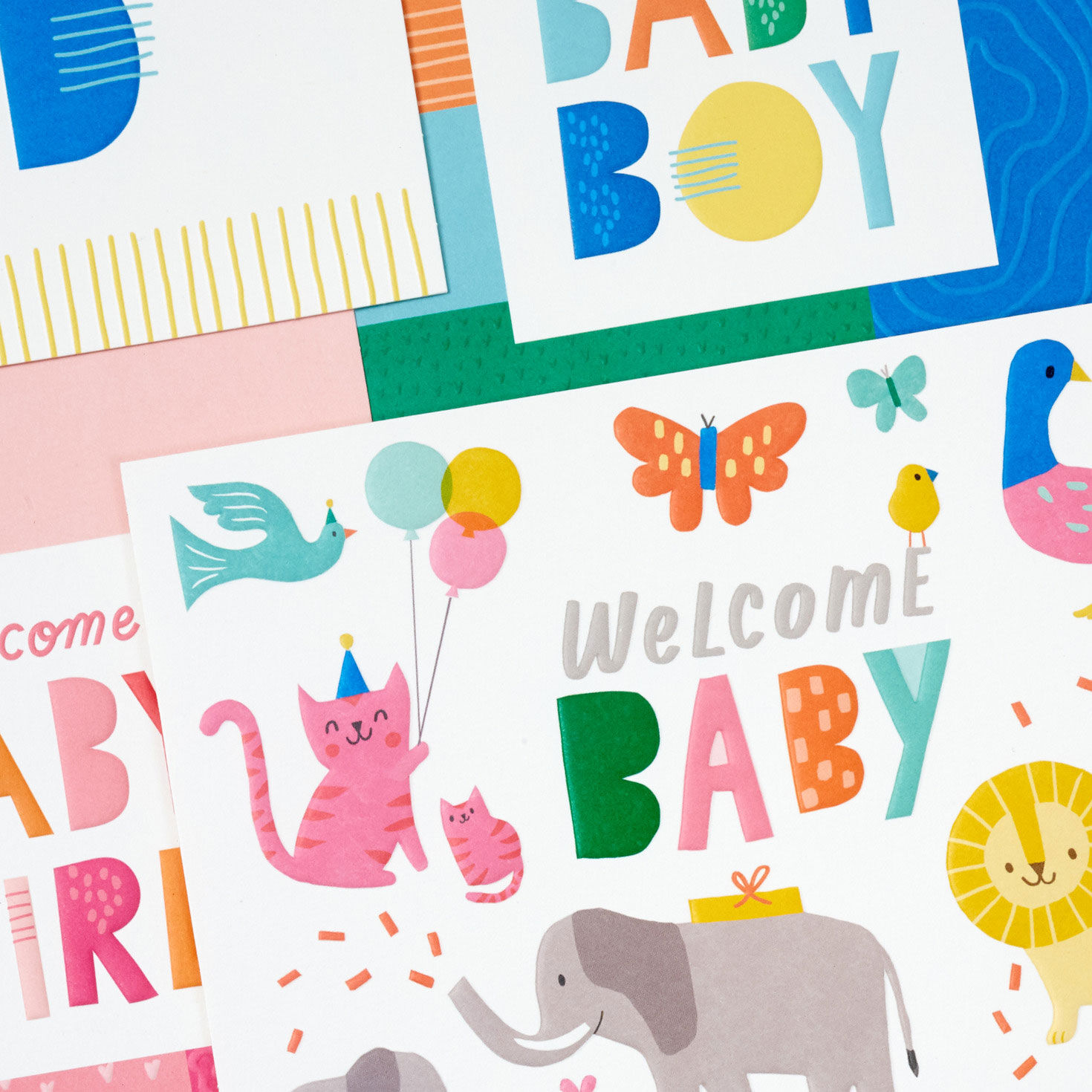 Welcome Baby Assorted New Baby Cards, Pack of 16, , large image number 4