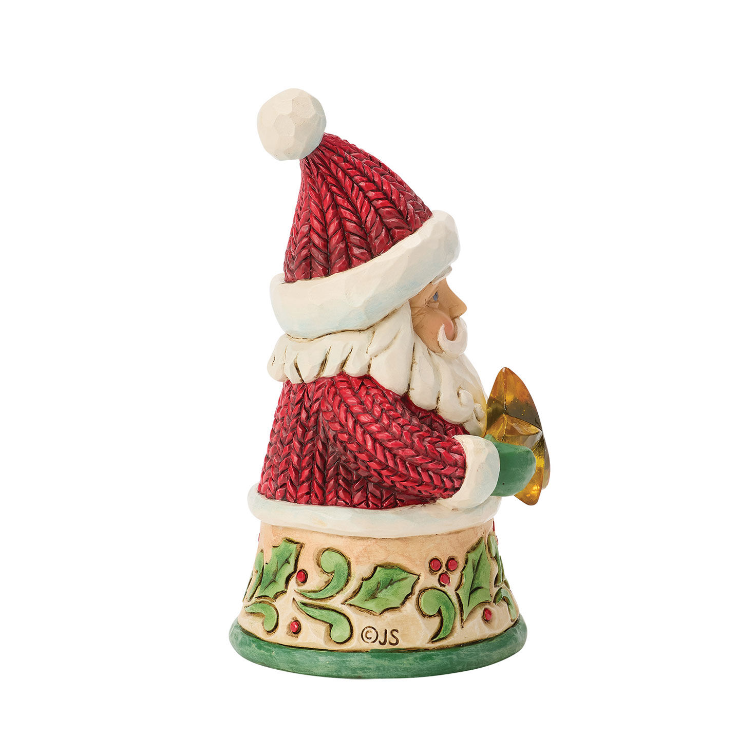 Mini Santa Holding Yellow Star Jim Shore Statue  image number 4