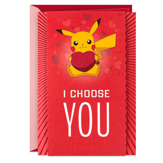 Pokémon Pikachu I Choose You Love Card, , large image number 1