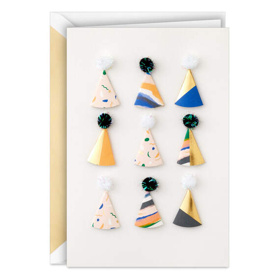 Fabulous Party Hats Birthday Card