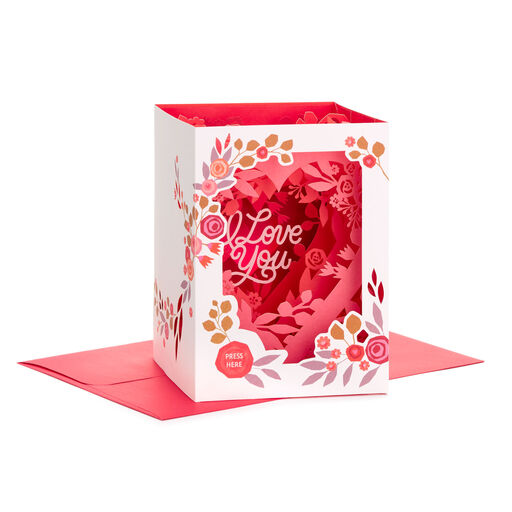 We Found Each Other Musical 3D Pop-Up Valentine's Day Card With Light, 