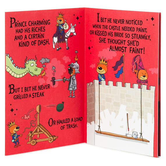 Better Than Prince Charming Funny Pop-Up Valentine's Day Card for Husband, , large image number 2