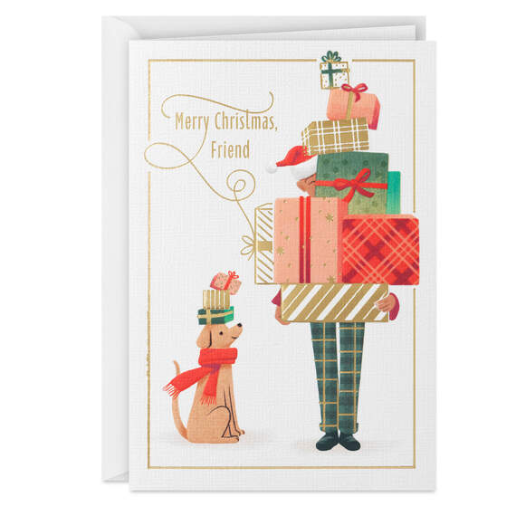 You're a Gift Christmas Card for Friend