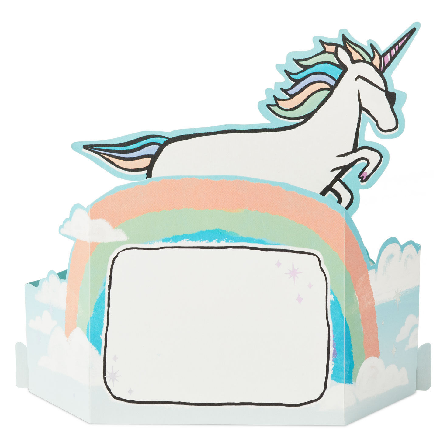 Even Unicorns Believe in You Funny Pop-Up Card, , large image number 2