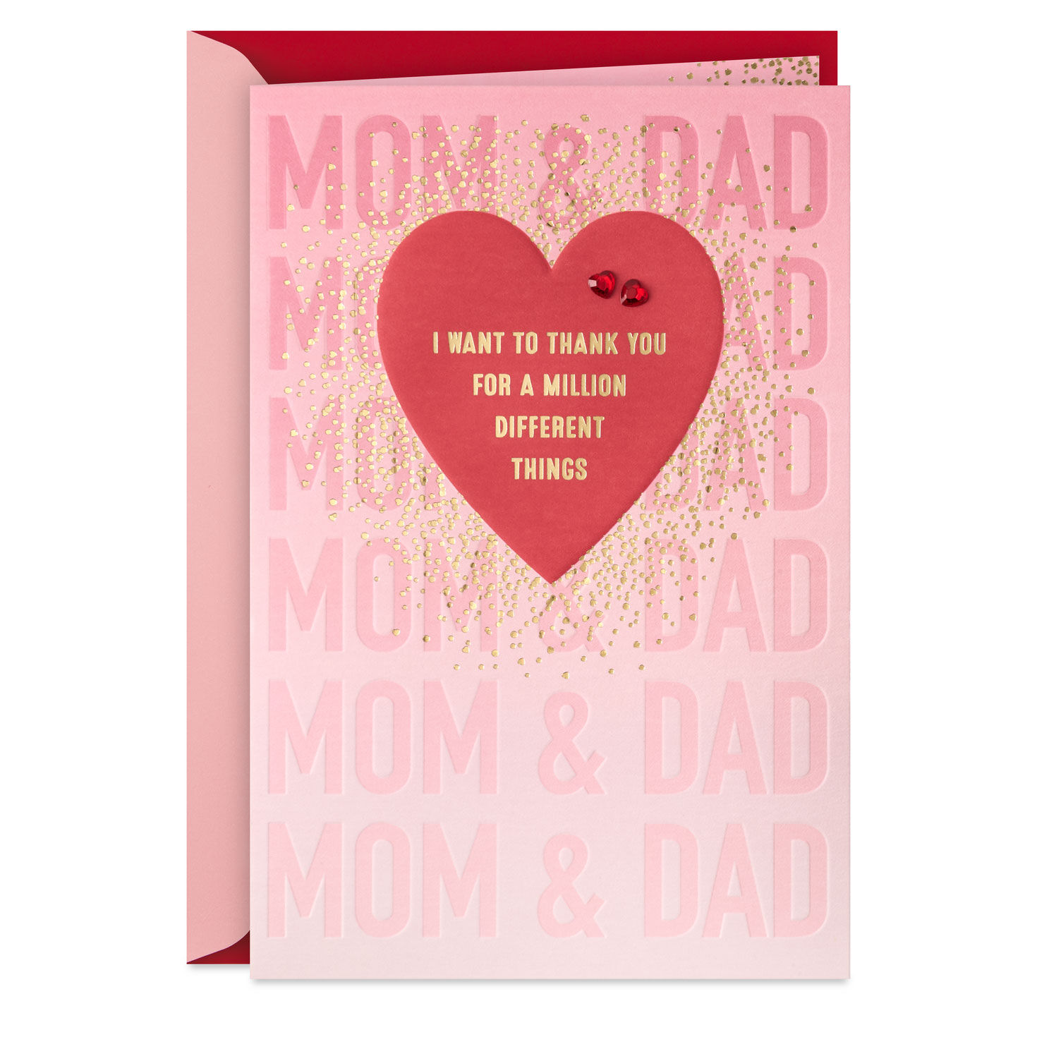 So Thankful You're My Parents Valentine's Day Card for Mom and Dad