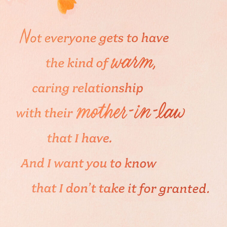 Grateful for You Birthday Card for Mother-in-Law, , large image number 2