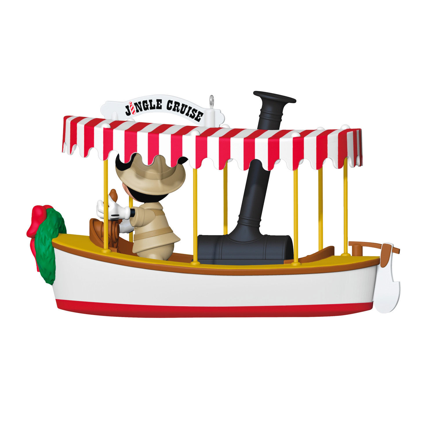 Mickey Mouse Jingle Cruise Boat Keepsake Ornament Back image number 6