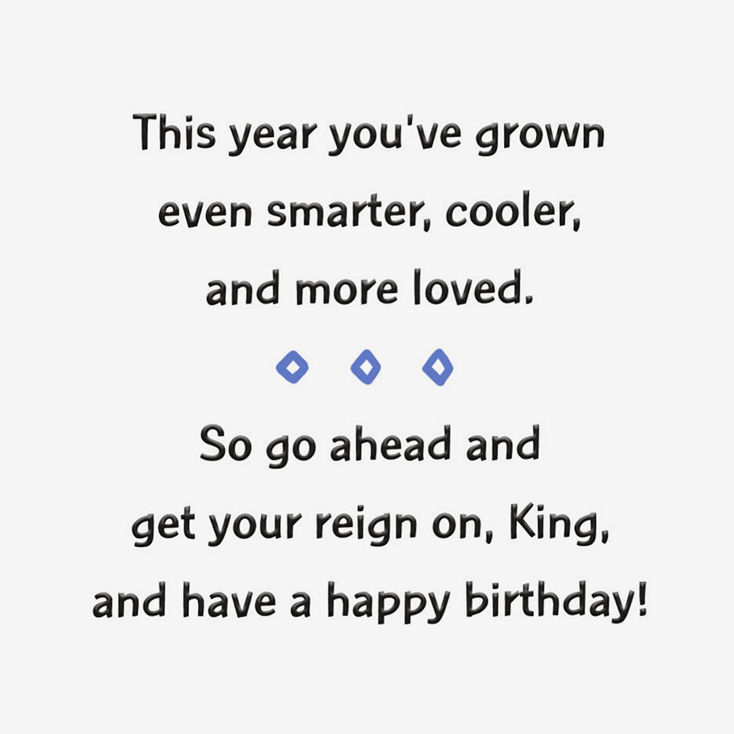 Young Man Wearing a Crown Birthday Card for Him Sentiment image number 2