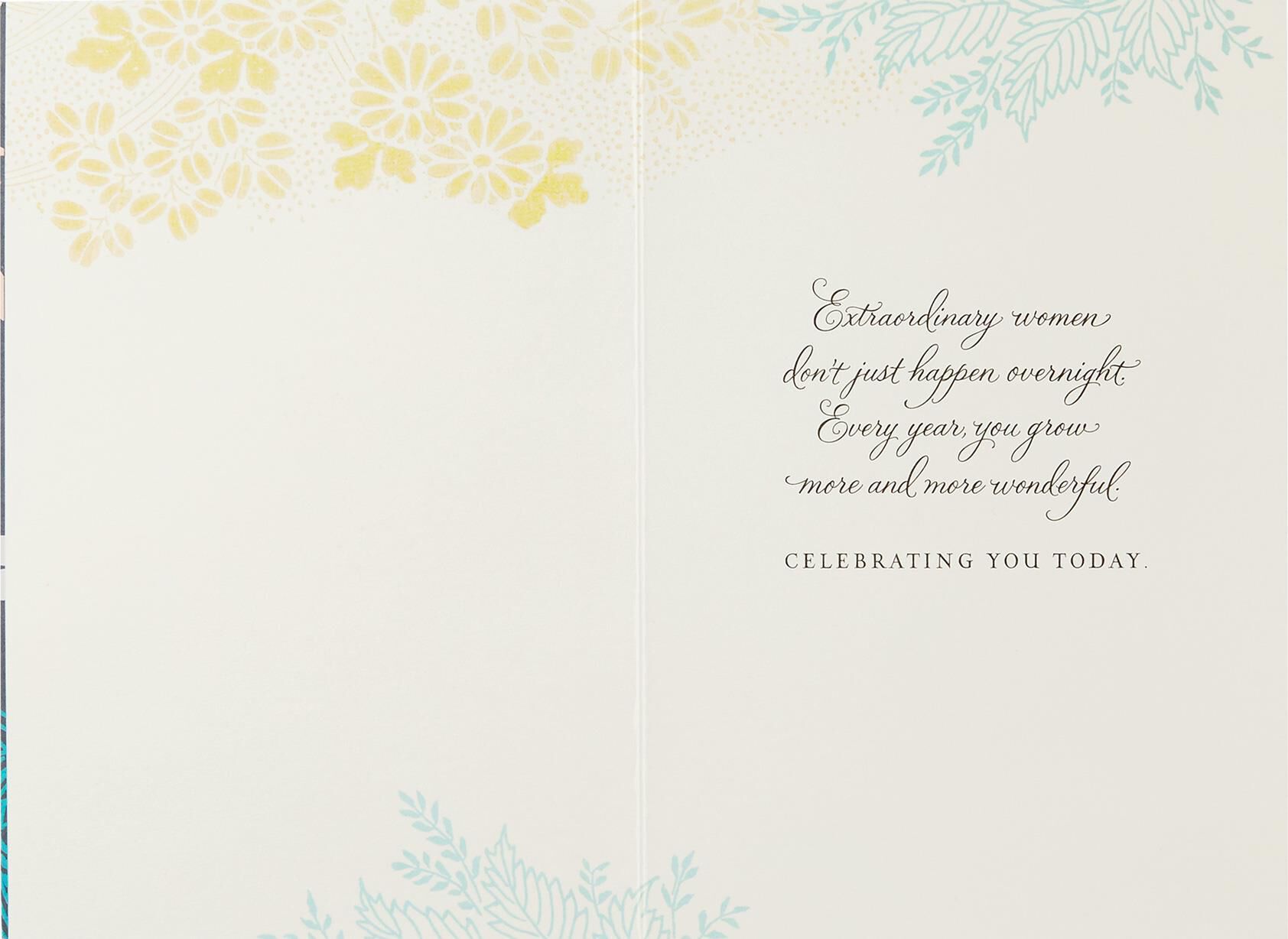 Extraordinary Woman Birthday Card