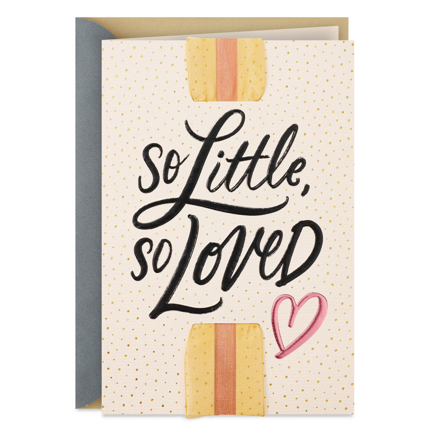 So Little, So Loved New Baby Card for Girl