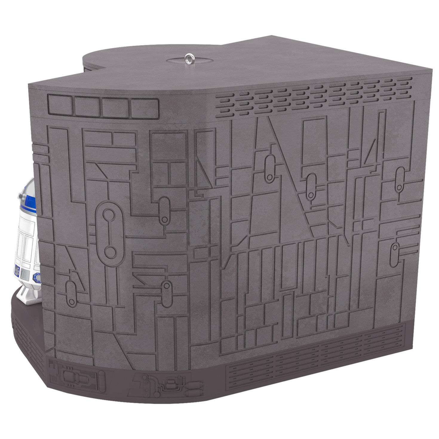 Star Wars Chewie C-3PO R2-D2 Keepsake Ornament back image number 7