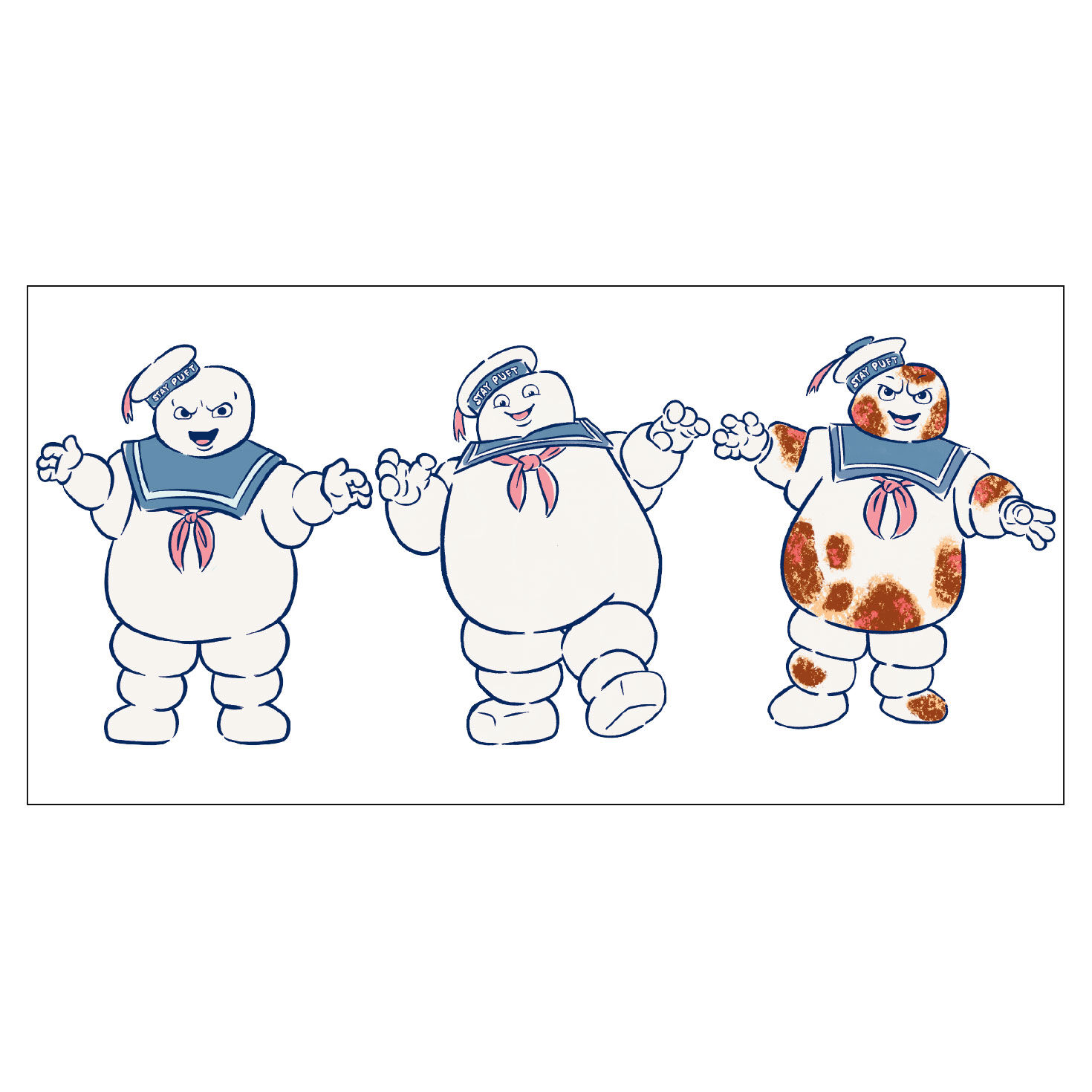 Ghostbusters Stay Puft Marshmallow Man Glass  image number 2