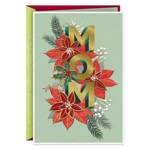 You Make Everything More Memorable Christmas Card for Mom From Daughter, , large image number 1