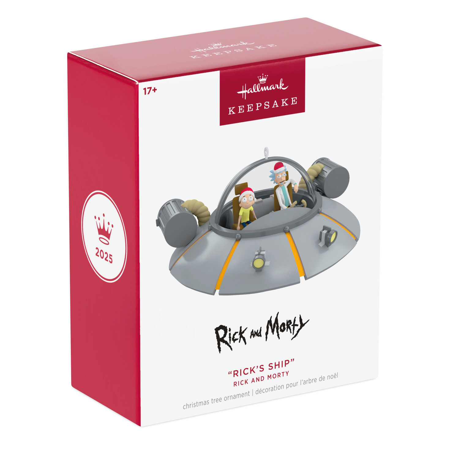 Rick and Morty Spaceship Keepsake Ornament package front image number 7