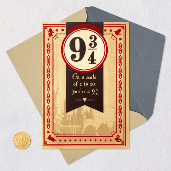 Harry Potter™ You're a 9 3/4 Love Card, , large image number 5