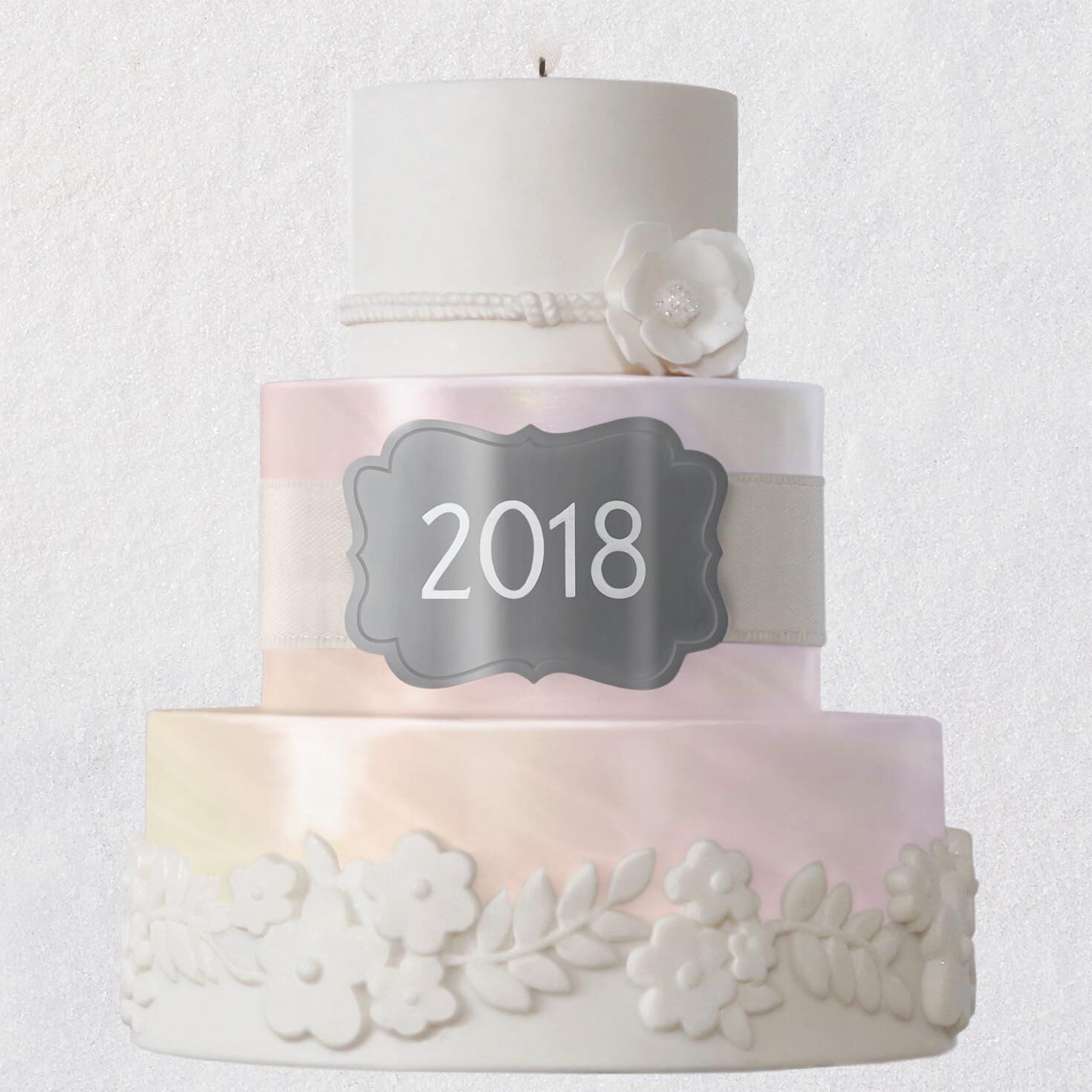 New Life Together Wedding Cake 2018 Porcelain Ornament Keepsake New Life Together Wedding Cake 2018 Porcelain Ornament Keepsake Ornaments Hallmark