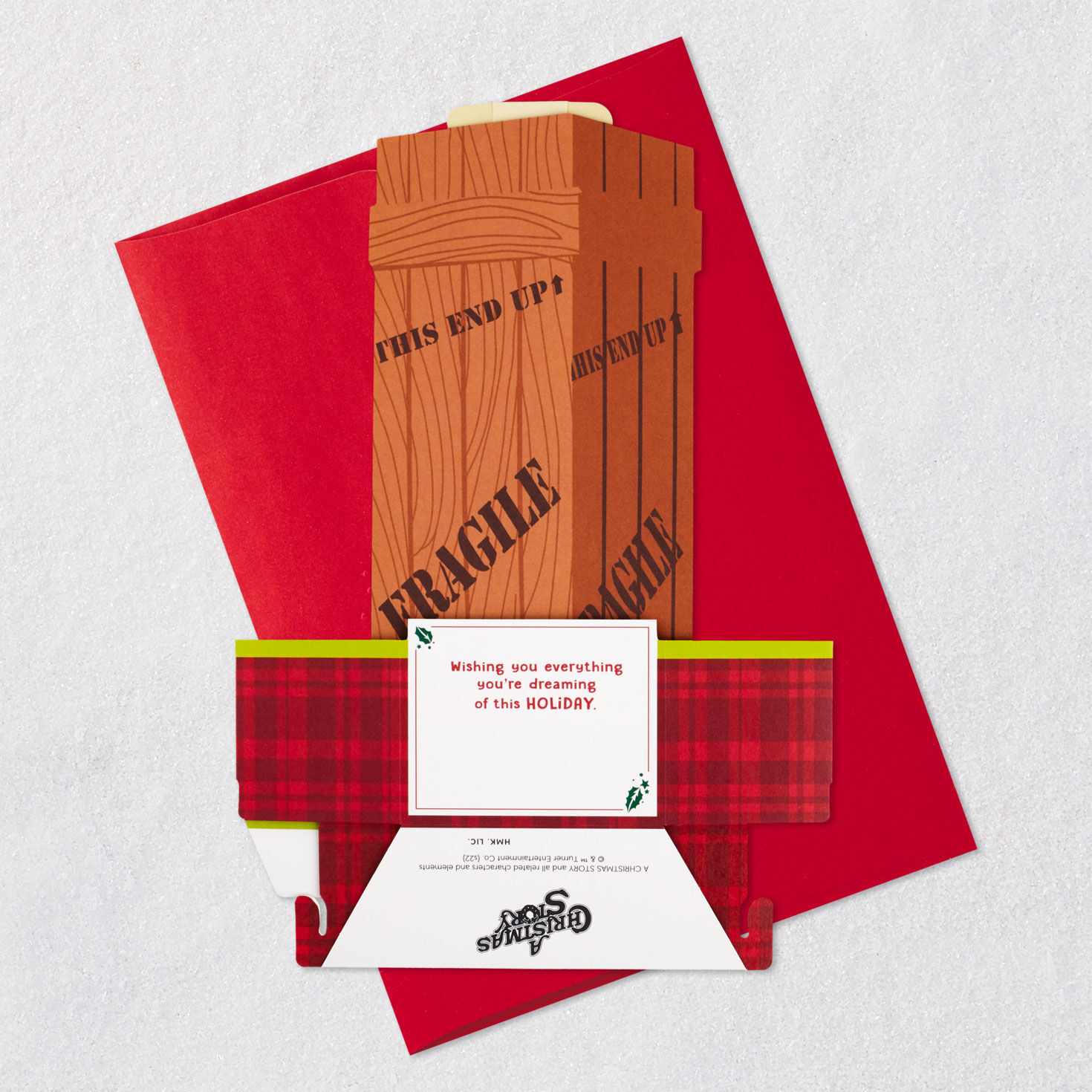 A Christmas Story&trade; Leg Lamp 3D Pop-Up Christmas Card, , large image number 7