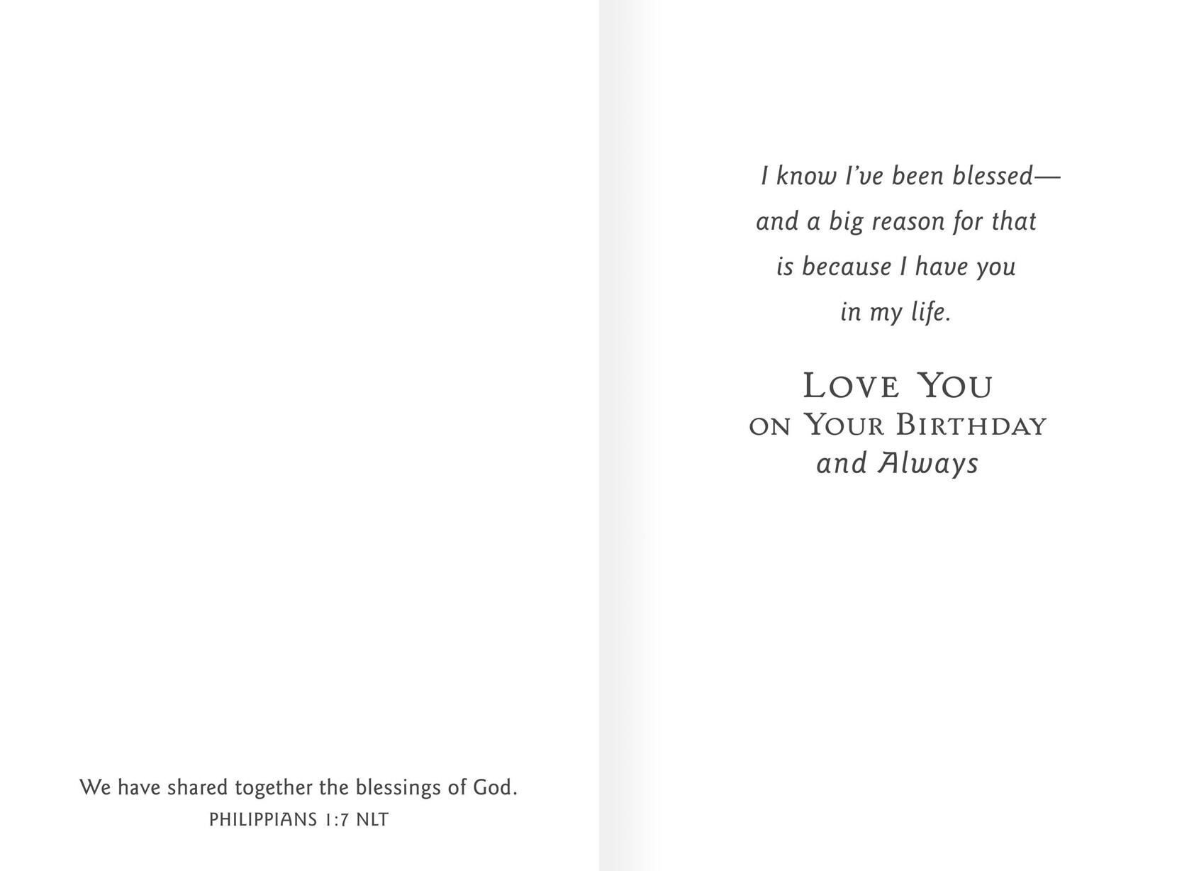 It's Your Day Religious Birthday Card for Dad
