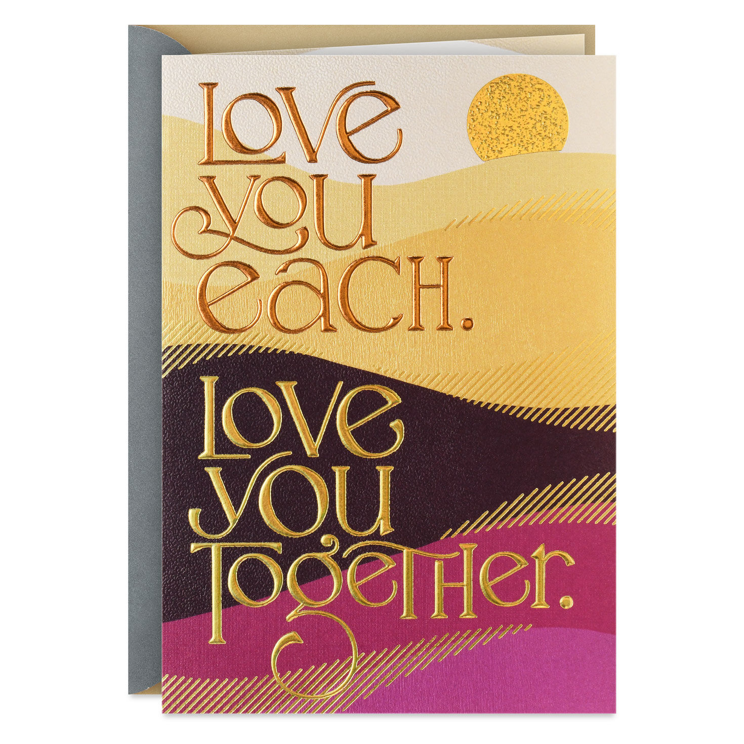 Love You Each, Love You Together Anniversary Card
