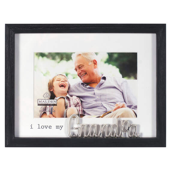 I Love My Grandpa Matted Picture Frame, 4x6