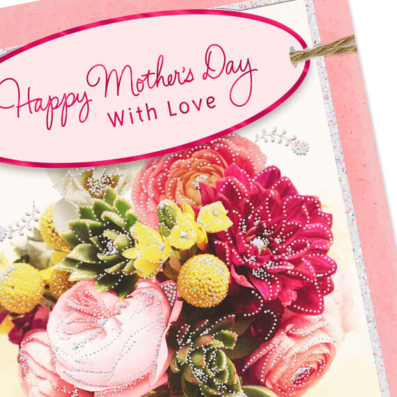 Beautiful Day Flowers in Jar Mother's Day Card, , large image number 4