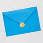 Menorah and Star of David Hanukkah Gift Card Greeting Envelope Back with Seal image number 10