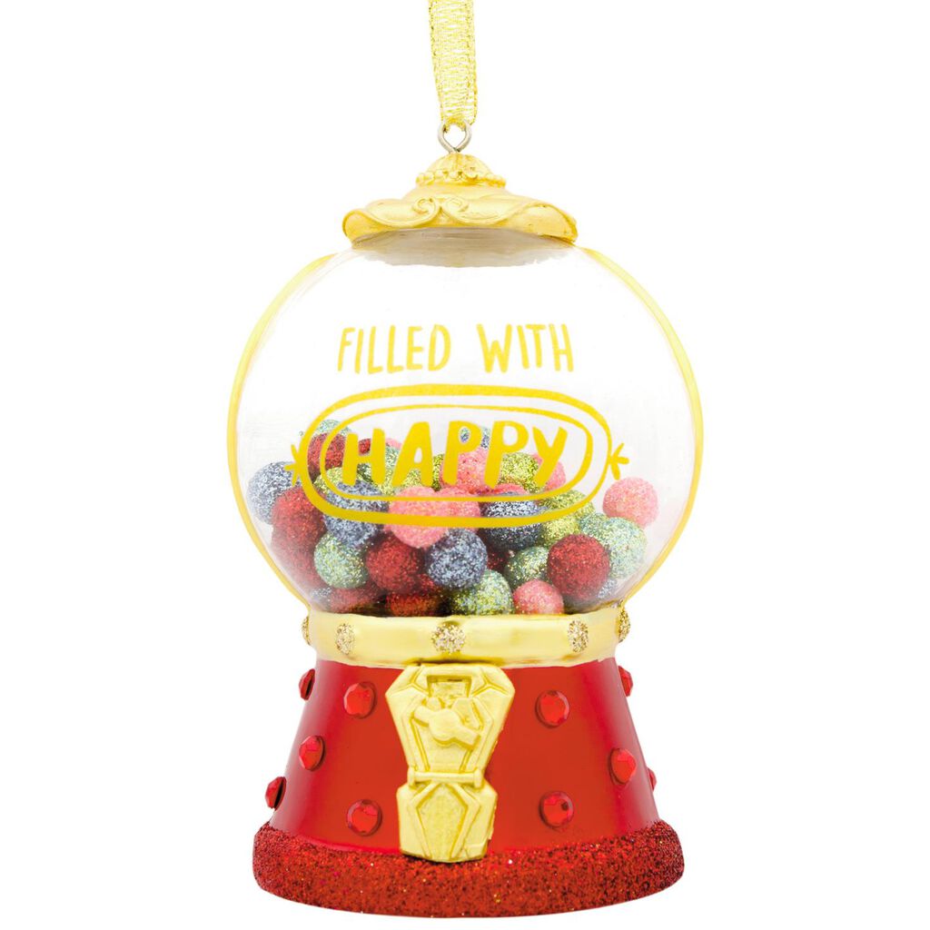 signature premium gumball machine glass hallmark ornament