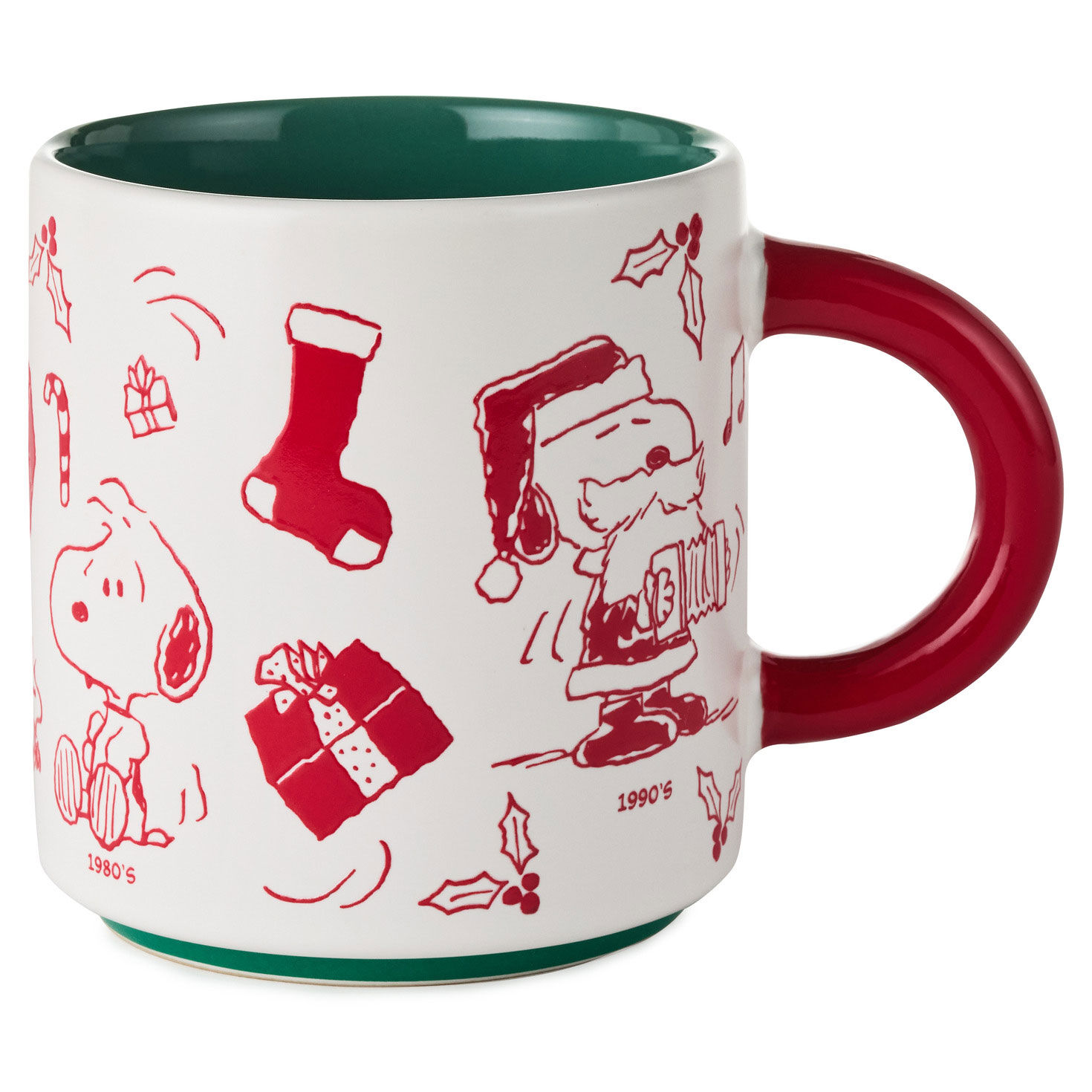 Peanuts® Holiday Snoopy Through the Decades Mug, 17.5 oz.