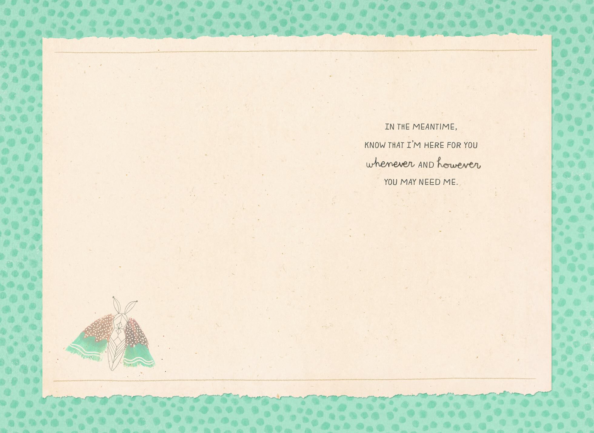 Watercolor Butterflies Encouragement Card