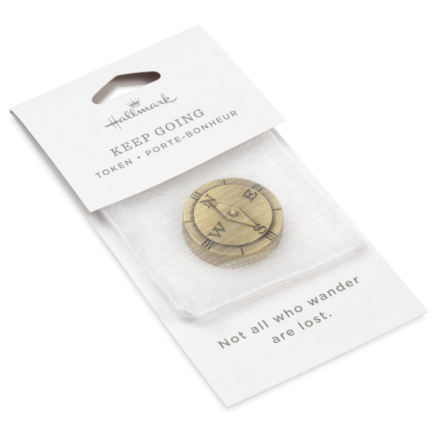 Compass Bronze Metal Worry Stone package front image number 4