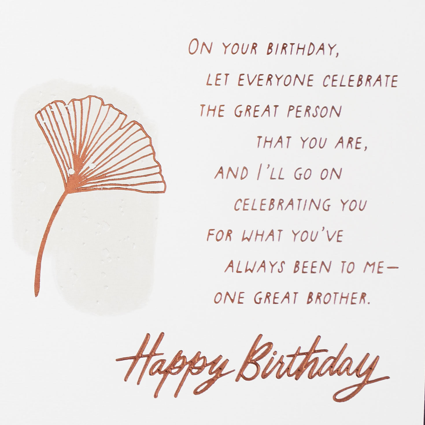 You're One Great Brother Birthday Card for only USD 5.59 | Hallmark
