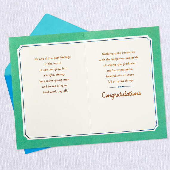 Great Things To Come High School Graduation Card for Grandson, , large image number 3