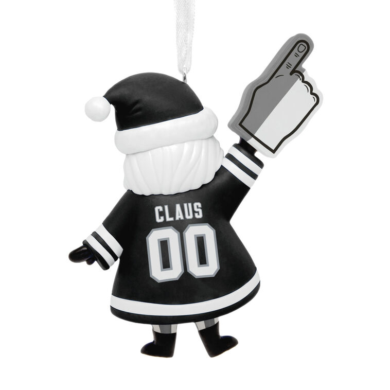 Las Vegas Raiders Santa Fan Christmas Ornament back image number 6
