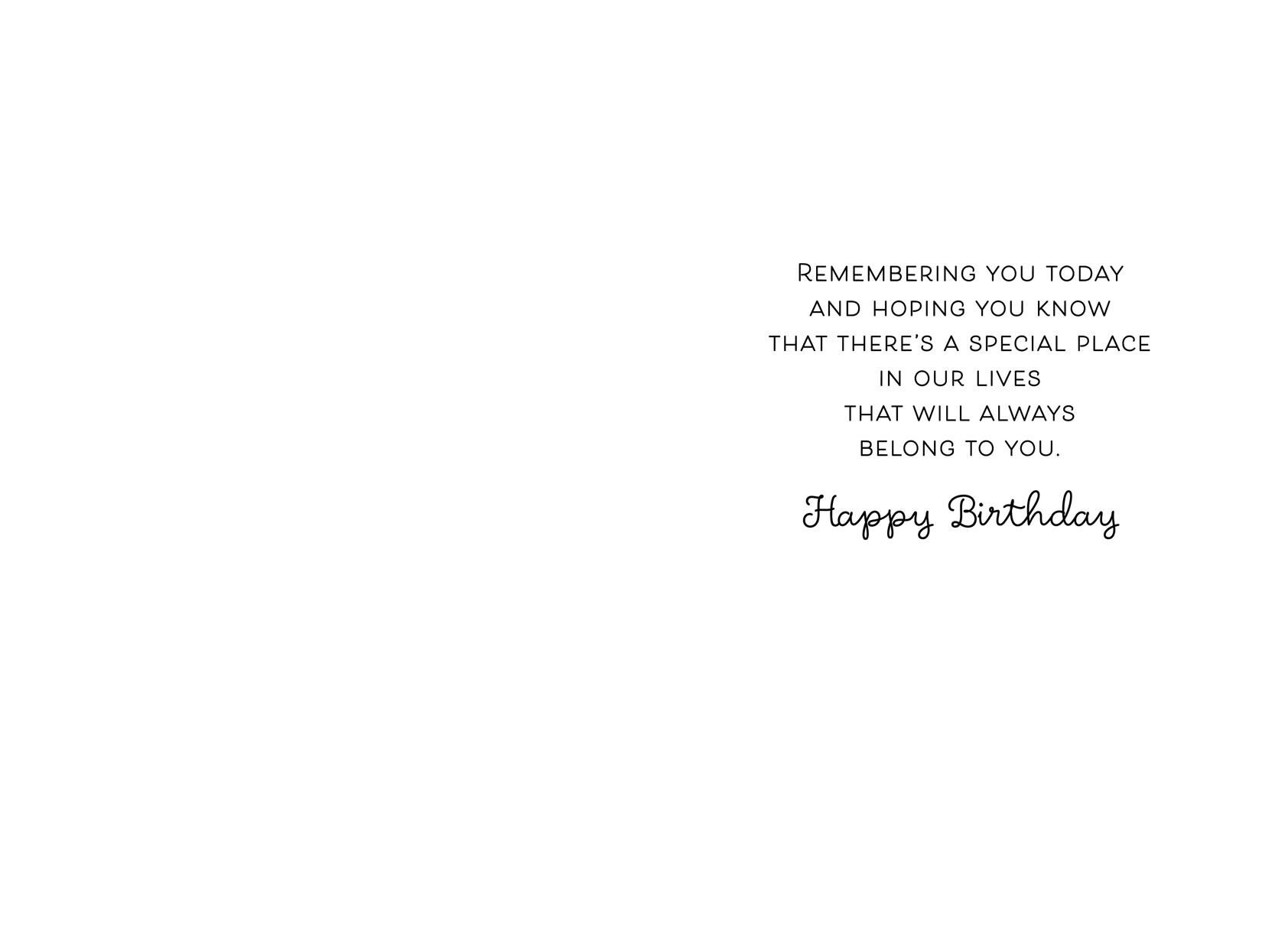 With Love Leaves Birthday Card From Us