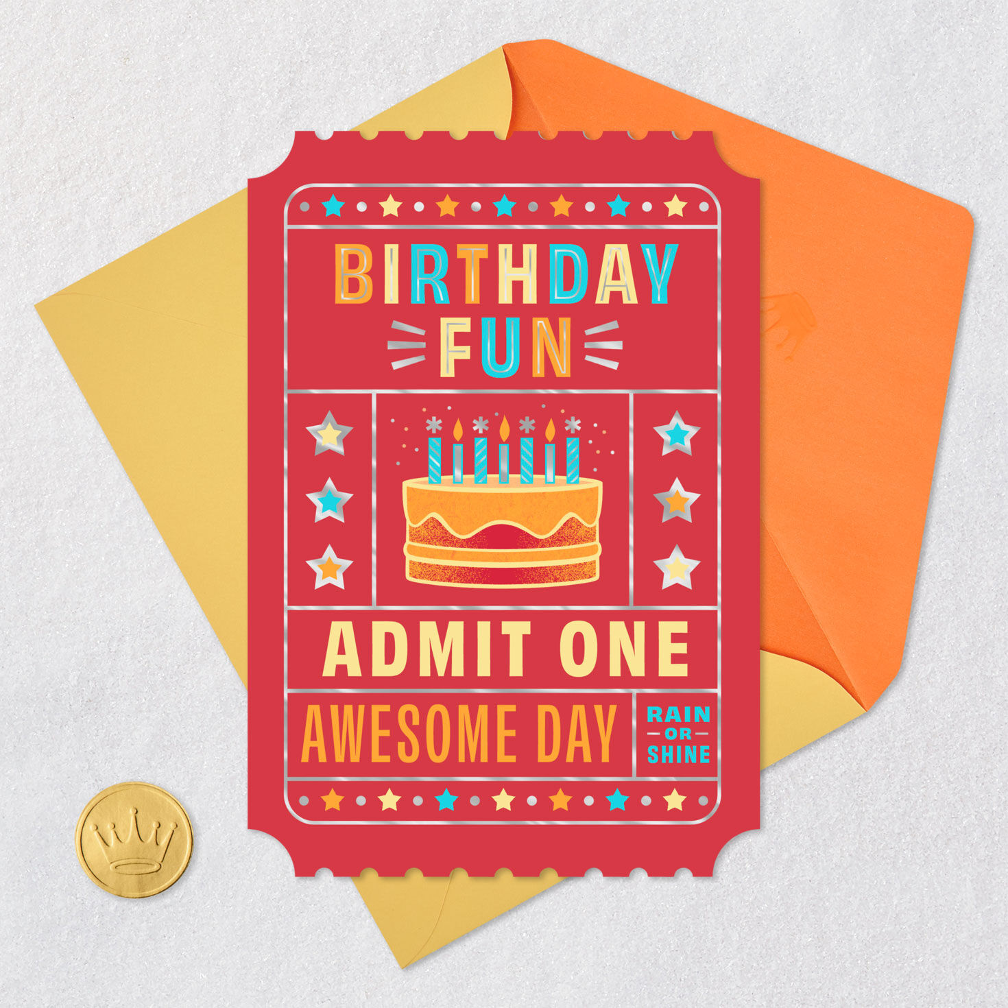Your Ticket to Party Time Birthday Card for Kids for only USD 3.99 | Hallmark