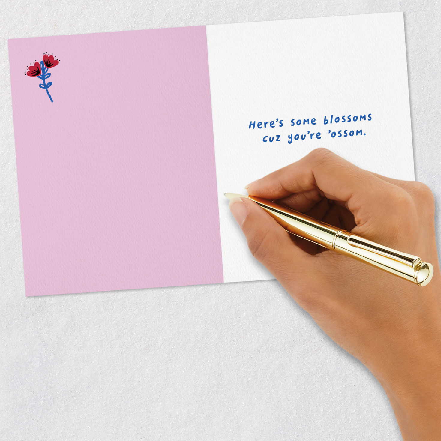 Blossoms Cuz You're 'Ossum Card, , large image number 6