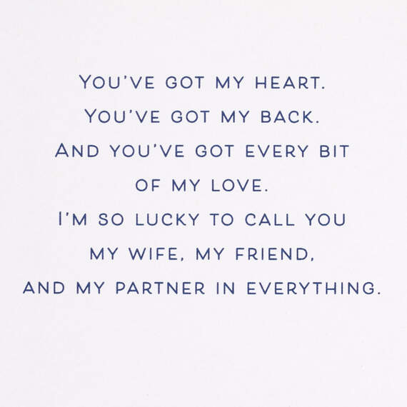 You Have My Heart Valentine's Day Card for Wife, , large image number 2