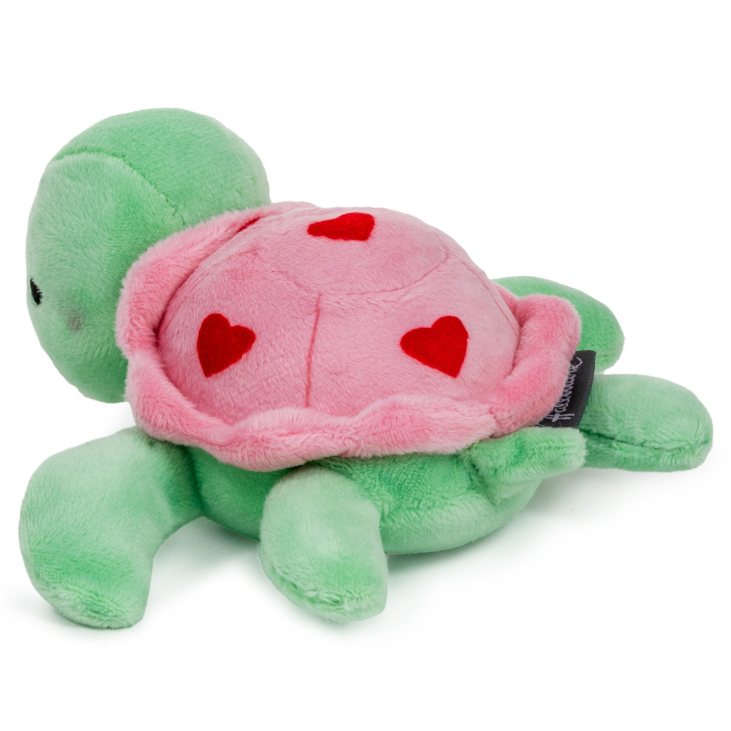 Zip-Along Turtle Plush Toy back image number 3