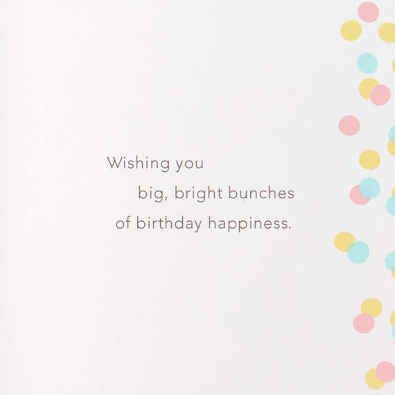 Big Bunches of Happiness Birthday Card, , large image number 2