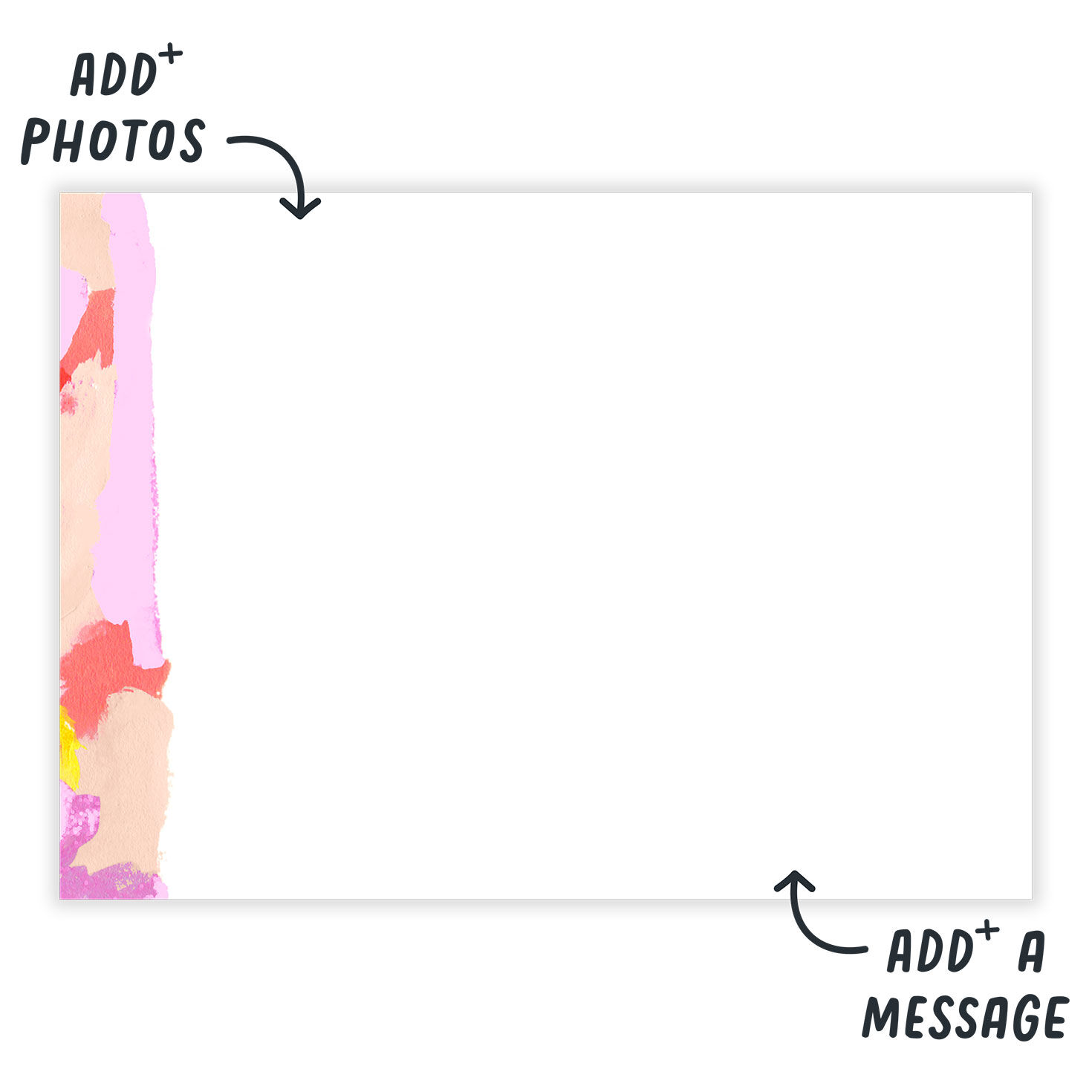 Snapshots on Pink Watercolor eCard, , large image number 3