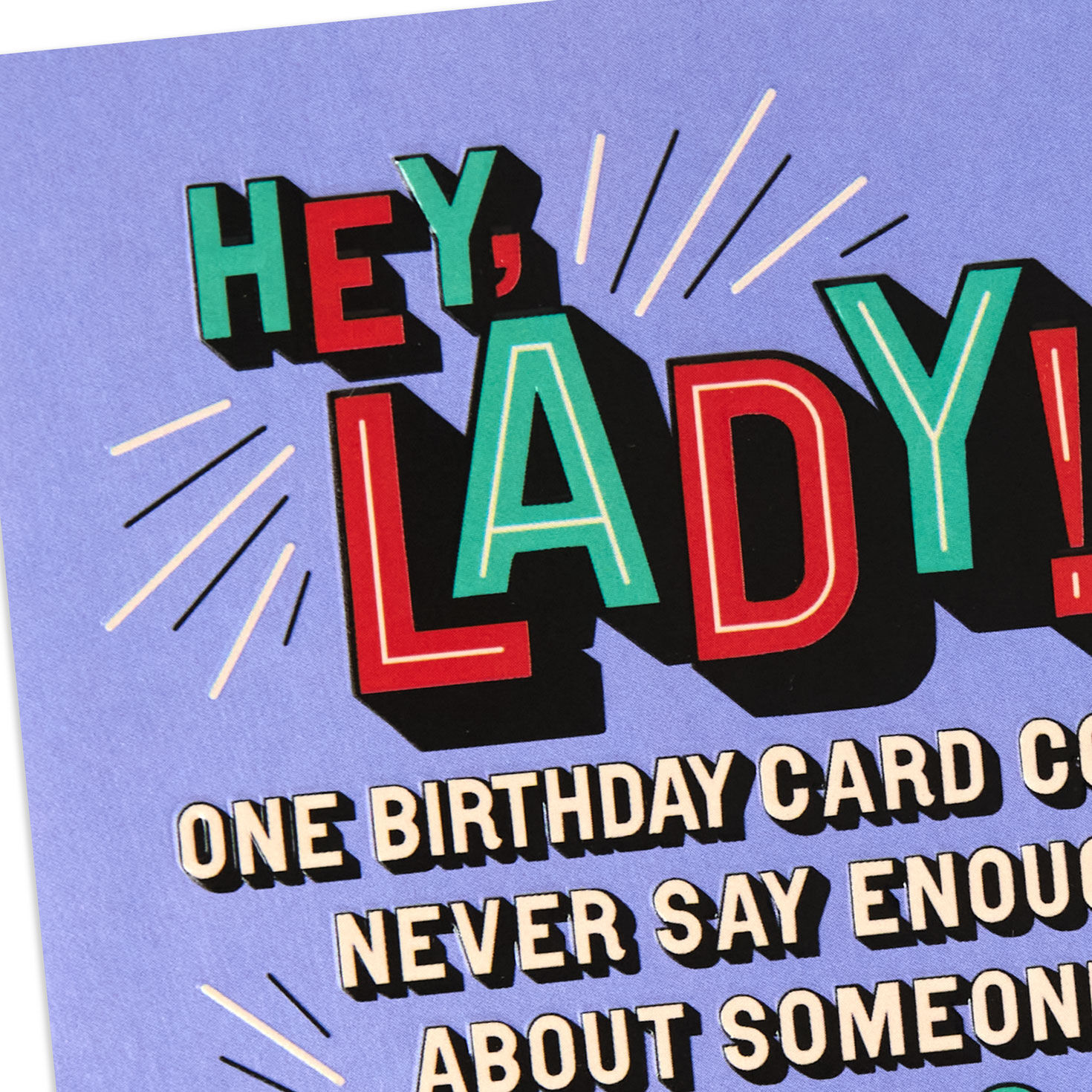 Cartoon Lady Birthday Card With Mini-Cards for Her Card Front Detail image number 7