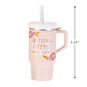 Pink Stainless Straw Cup Christmas Ornament measurement image number 3