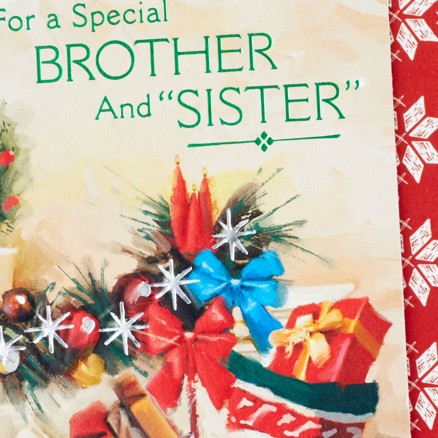 Joy, Love and Memories Christmas Card for Brother and Sister-in-Law, , large image number 5