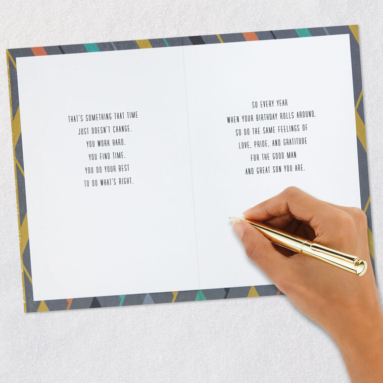 Good Man, Great Son Birthday Card for Son, , large image number 7