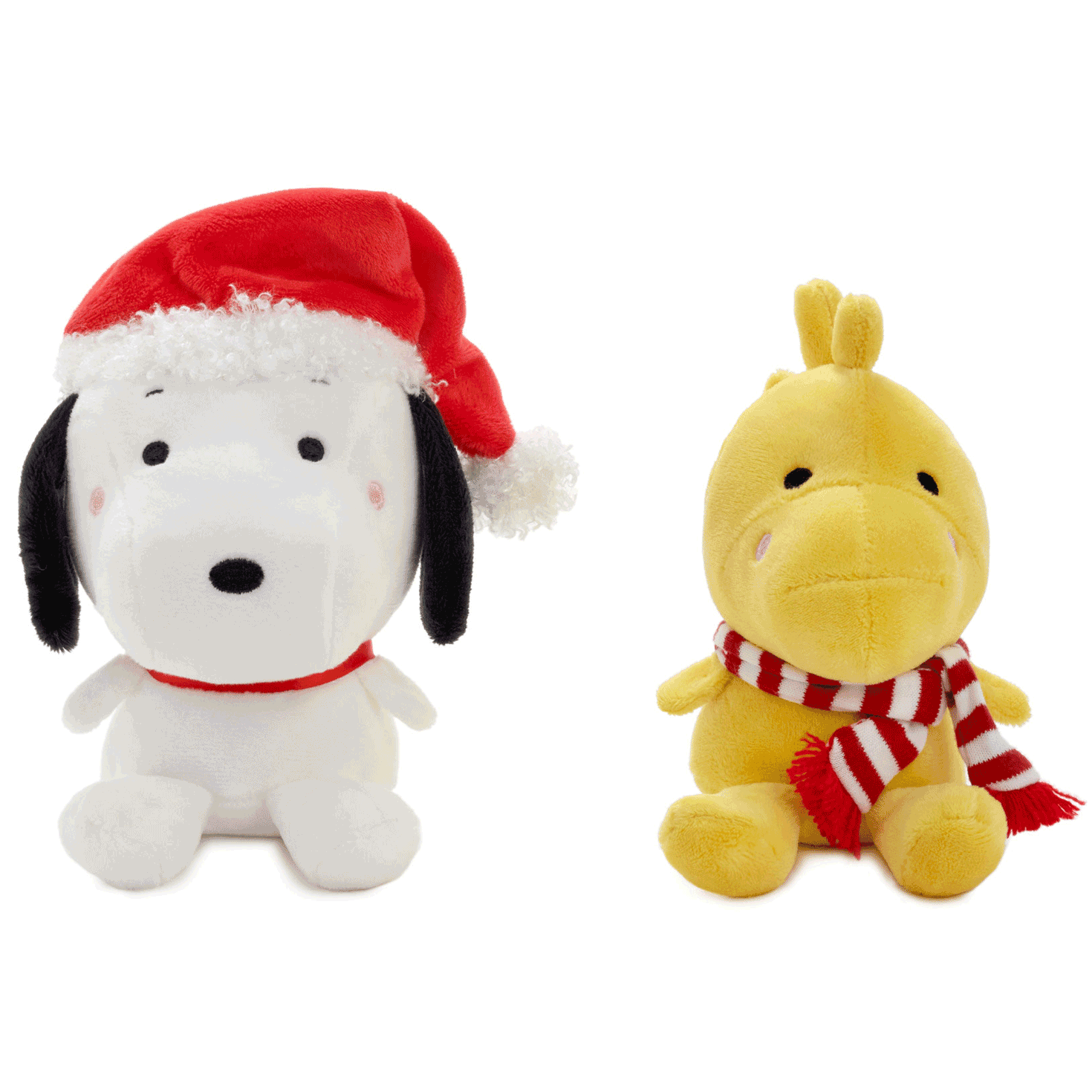 Better Together Peanuts&reg; Holiday Snoopy and Woodstock Magnetic Plush, Set of 2, , large image number 2
