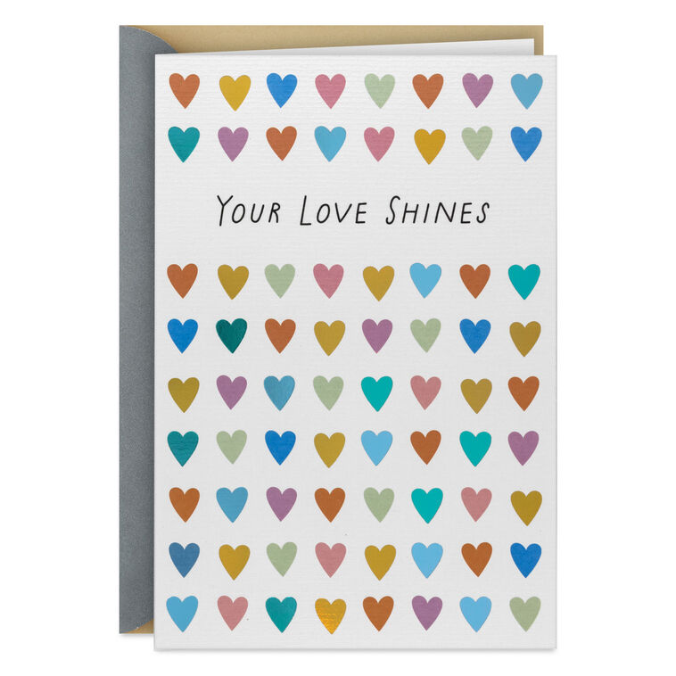 Your Love Shines Anniversary Card